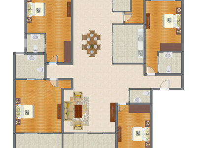 4室2厅 360.00平米