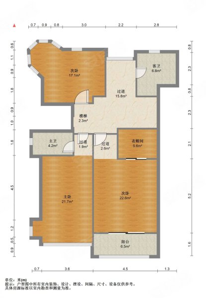 溪湖春天5室3厅3卫213㎡南北190万