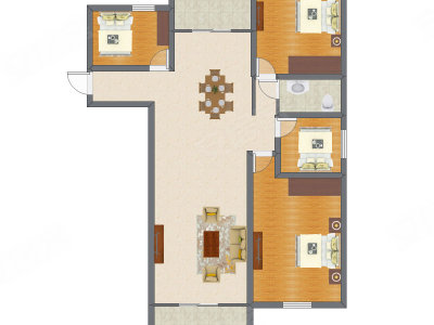 4室2厅 105.38平米