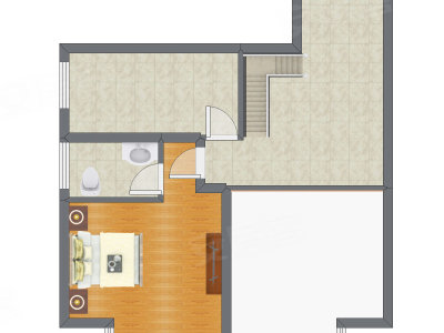 1室1厅 56.03平米