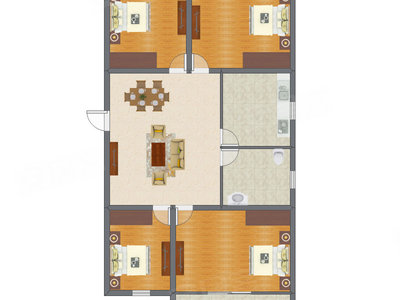 4室2厅 115.83平米