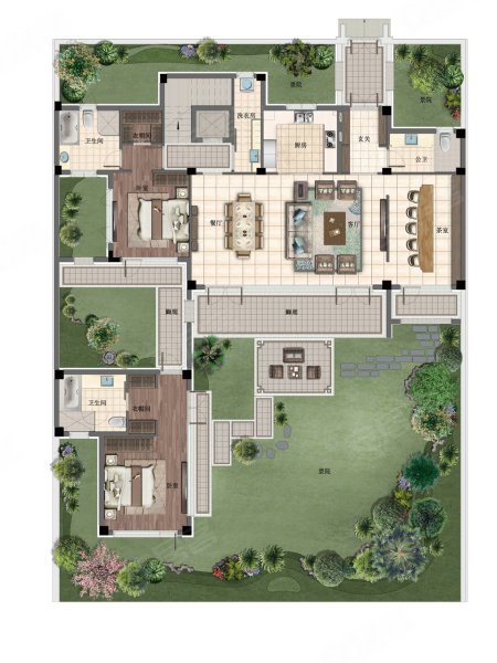 业主急售 中式合院别墅 总价低 独立入户 要的速来,东方小镇点星谷