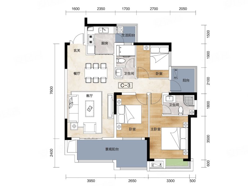 多彩贵州城新房