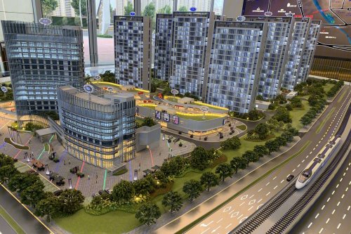 金沙广场,安徽省滁州市中新苏滁产业园双城路与徽州路交叉口(鱼尾狮