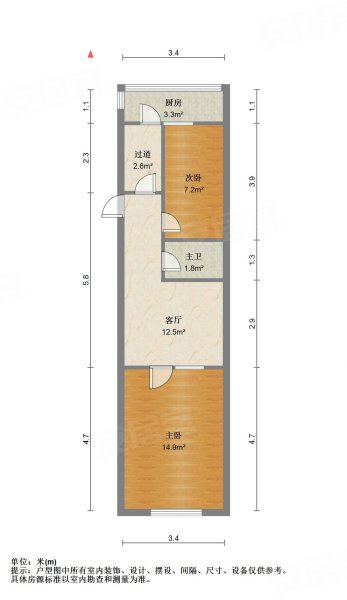 吉祥里1室1厅0卫40㎡南北65万