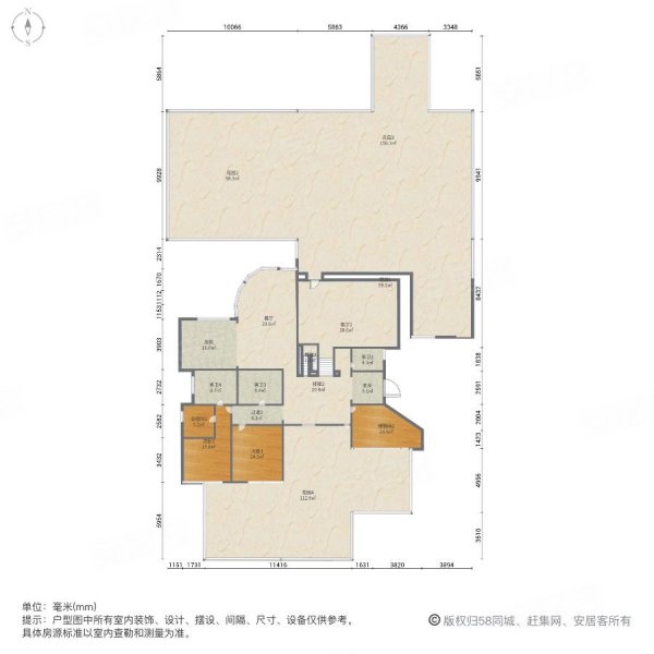 圣地维拉6室3厅6卫427.93㎡南3500万