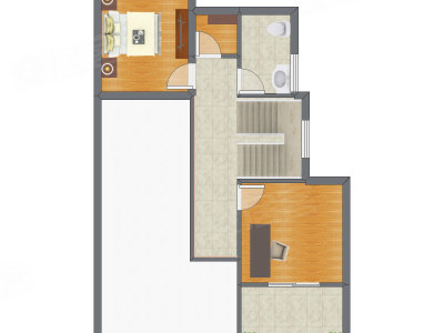 2室2厅 142.98平米户型图