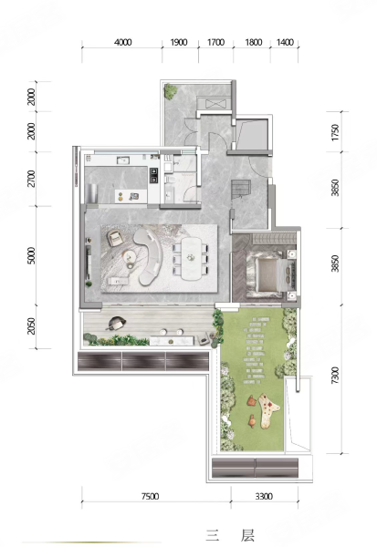 精准叠拼 户户带花园,锦江上院二手房,870万,5室3厅,3卫,194平米