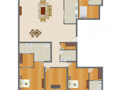 3室2厅 303.98平米