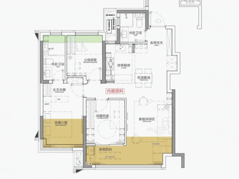 万科悦映青川3室2厅126㎡260万二手房图片