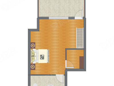 4室2厅 96.35平米户型图