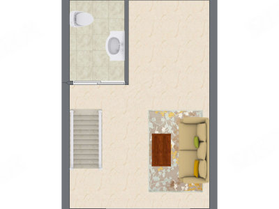 1室1厅 16.33平米户型图