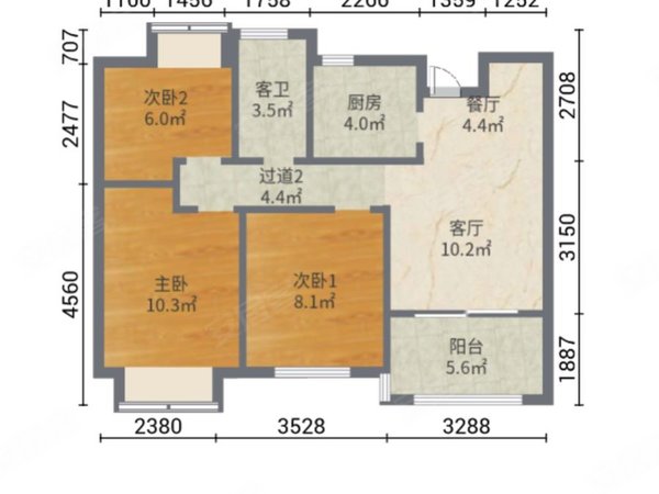 南昌红谷滩九龙湖力高御景天城缺的床可配，装修很漂亮，楼下地铁口力高御景天城 3室电梯房出租房源真实图片