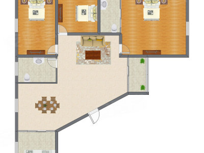 3室2厅 142.26平米