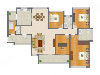 5室2厅 141.00平米