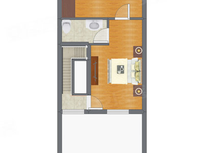 1室1厅 61.19平米