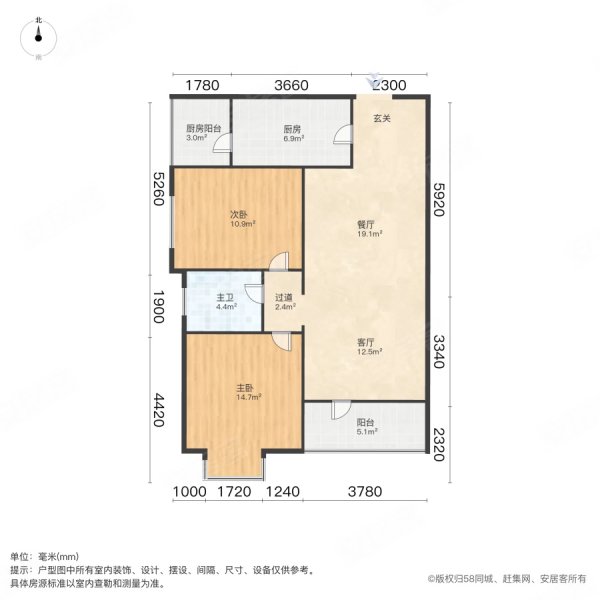 配套齐 实验,千禧龙花园二手房,138万,2室2厅,1卫,108平米-青岛安居客