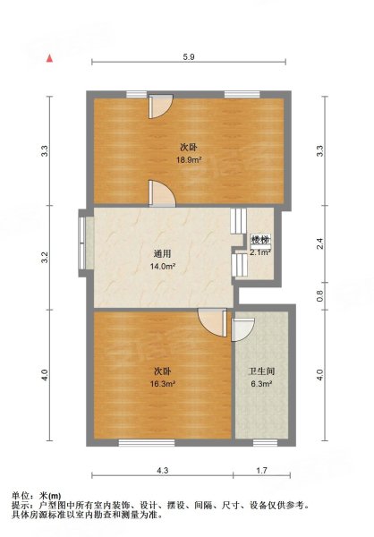 蓝泊湾4室2厅3卫222.06㎡南北350万