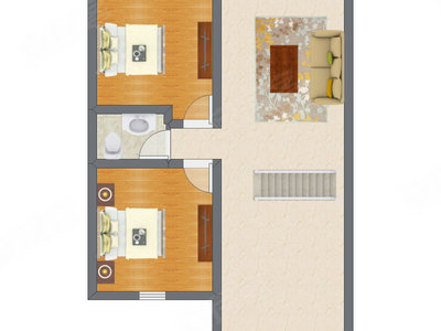 4室2厅 76.15平米
