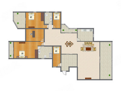 4室2厅 307.54平米