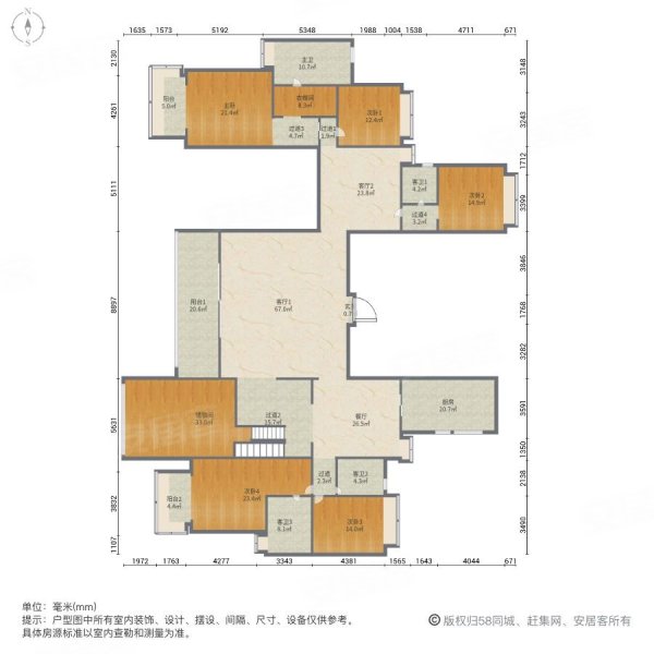 成都誉峰一期户型图图片