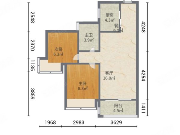 珠海金湾三灶奥园天悦湾(一期)奥园天悦湾2房 拎包入住 小区环境好