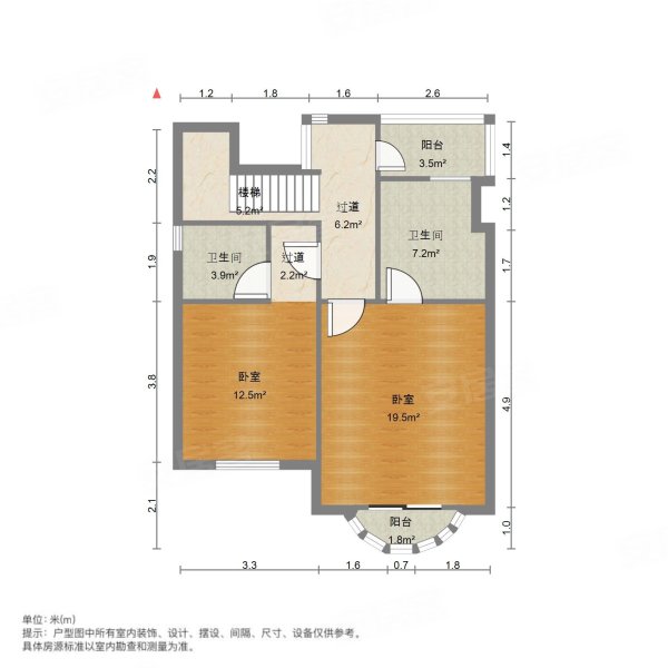 江海碧桂园(别墅)4室2厅5卫217㎡南北348万