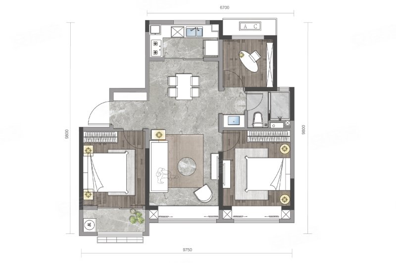 三叶草户型精装小高找我9xxx欢迎咨询来电
