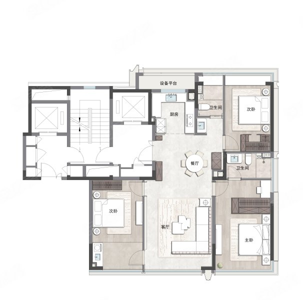 绿城锦海棠4室2厅125㎡279万二手房图片