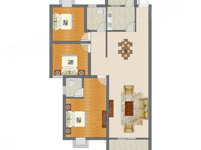 3室2厅 112.92平米