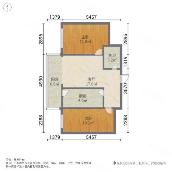 海富绣园2室1厅1卫80㎡南91万