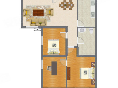 3室2厅 99.20平米