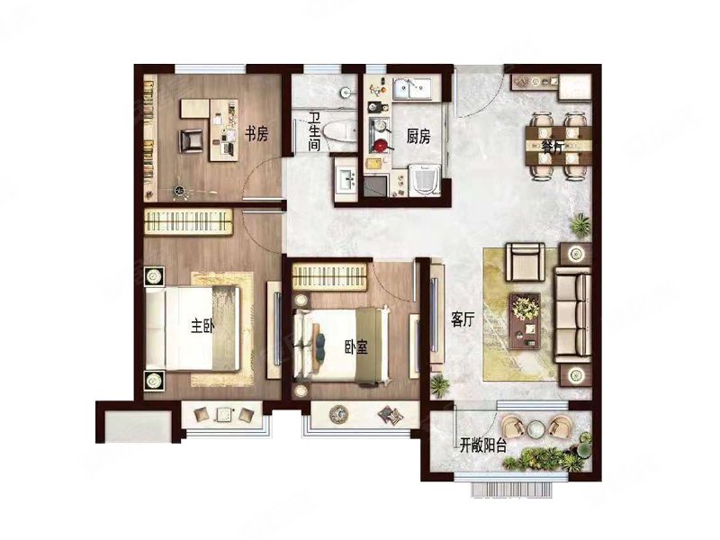 南益名士华府新房