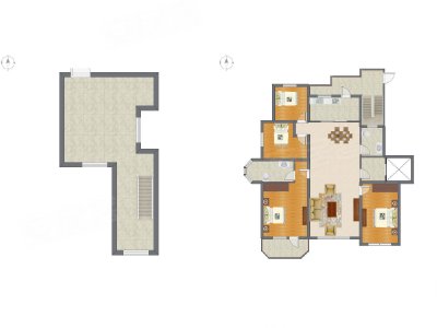 4室2厅 143.83平米
