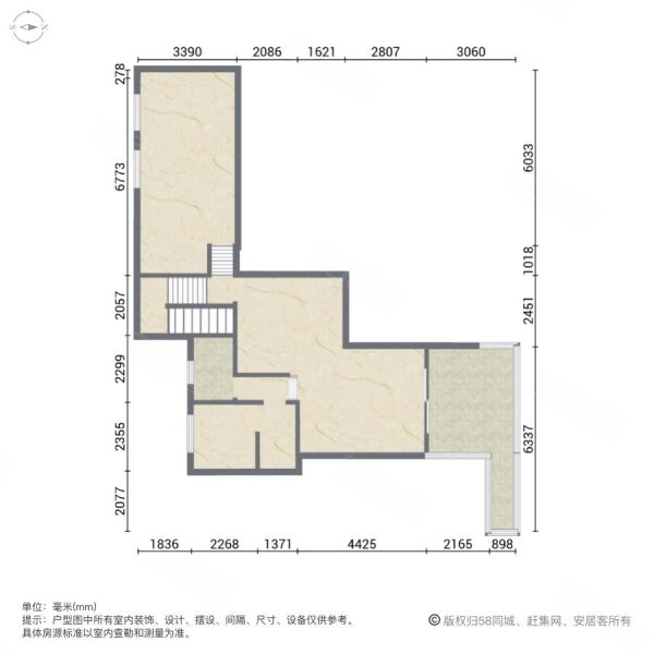 印象剑桥5室2厅4卫364㎡南北658万