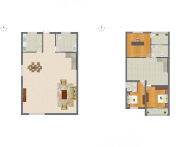 3室2厅 87.94平米户型图