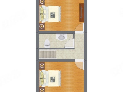 2室2厅 31.18平米