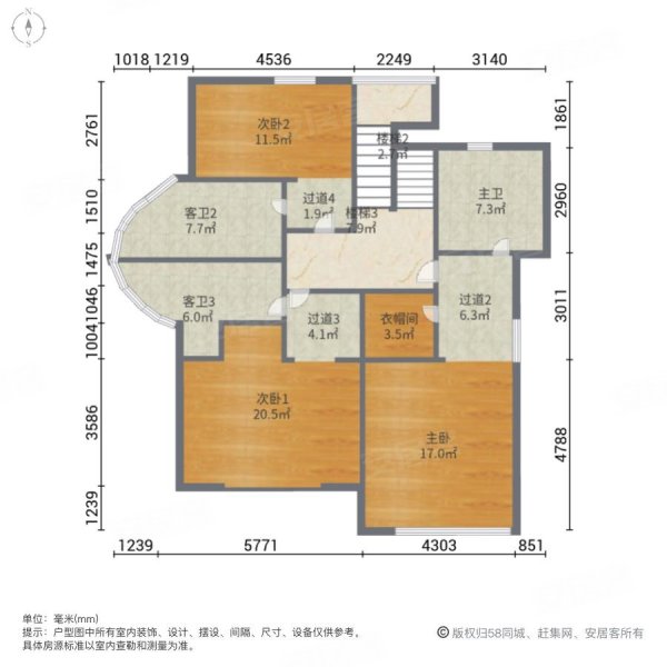 上海捷克住宅小区(别墅)3室2厅4卫217.5㎡南1680万