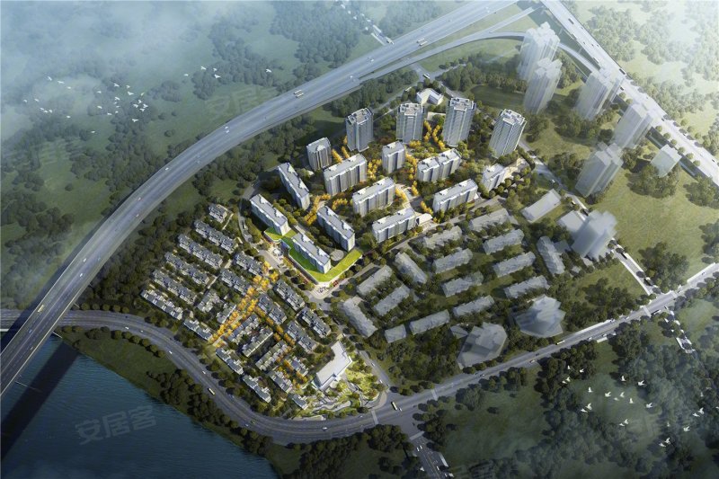 蓝光悦江府,欣悦路旁100米处-重庆蓝光悦江府二手房,租房,房价-重庆