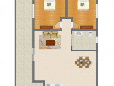 2室2厅 119.38平米