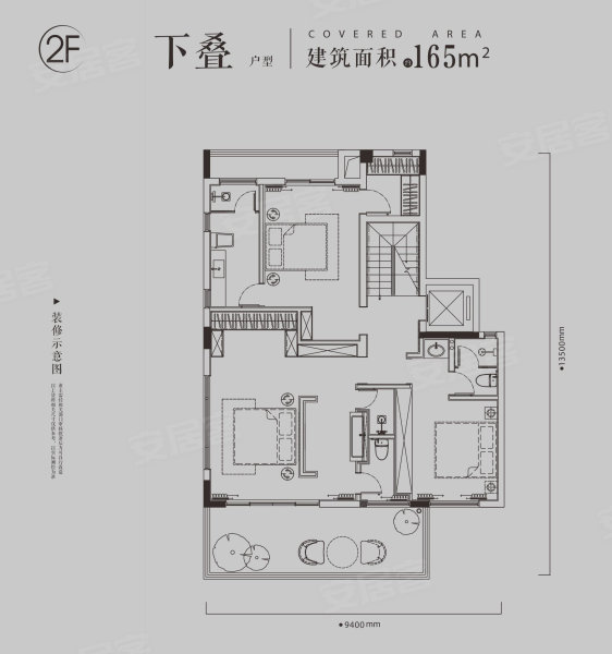 武汉城建新时代4室2厅4卫165㎡南176万