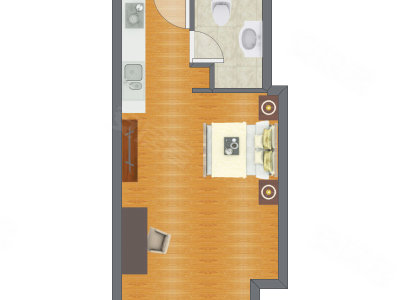 1室0厅 47.10平米