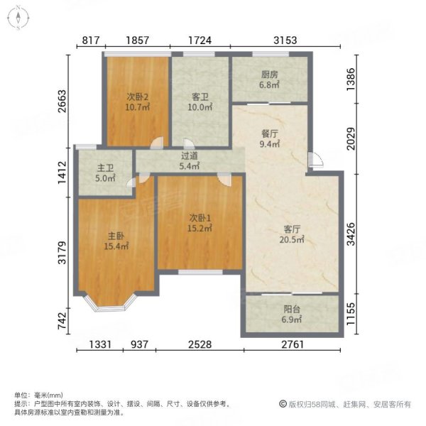 水岸豪庭户型图图片