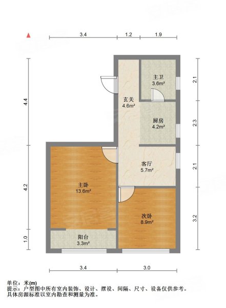 邮电二村2室1厅1卫68㎡南北0万