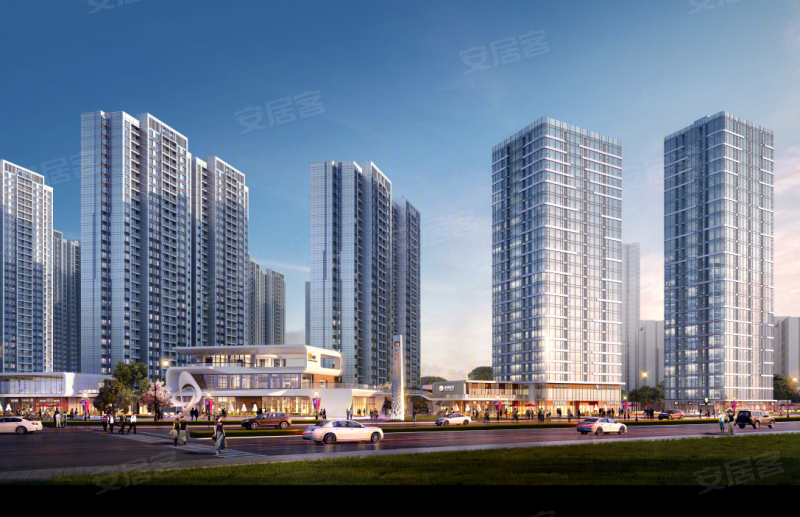 合能湘江公馆(新房),湘江北路与双湖路交叉口东北角-长沙合能湘江公馆