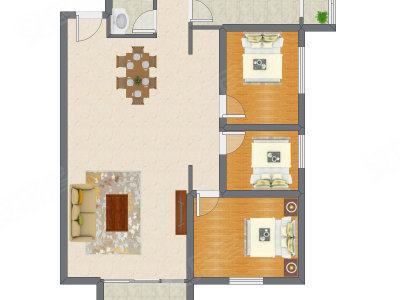 3室2厅 115.53平米