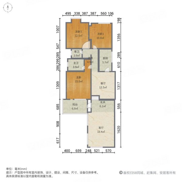 合肥一里洋房户型图图片