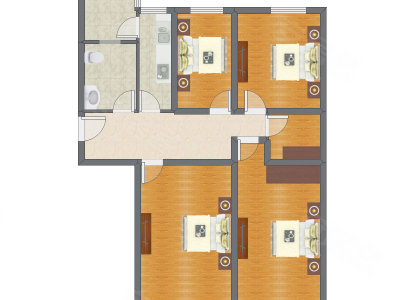 4室1厅 124.10平米