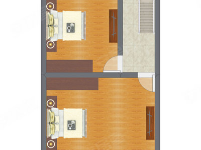 2室2厅 55.05平米