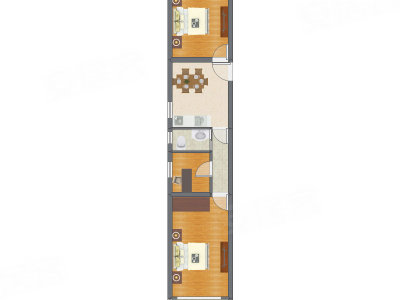 3室1厅 66.45平米